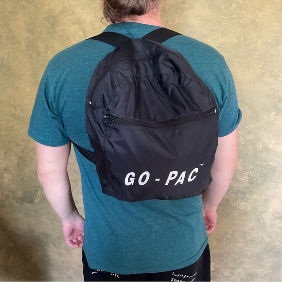 Vintage GO-PAC Convertible Backpack Nylon Jacket - Picture 6 of 15